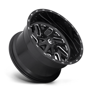 Fuel Offroad D581 TRITON Gloss Black Milled 22x12 -43 8x180mm 124.2mm - Wheelwiz