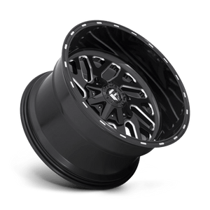 Fuel Offroad D581 TRITON Gloss Black Milled 26x12 -44 5x127|5x139.7mm 87.1mm - Wheelwiz