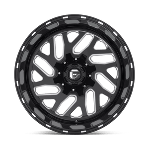 Fuel Offroad D581 TRITON Gloss Black Milled 22x9.5 +20 8x180mm 124.2mm - Wheelwiz