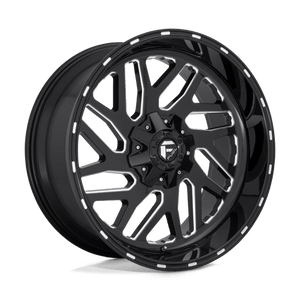 Fuel Offroad D581 TRITON Gloss Black Milled 22x10 -19 6x135|6x139.7mm 106.1mm - Wheelwiz