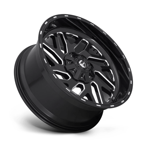 Fuel Offroad D581 TRITON Gloss Black Milled 22x10 -19 6x135|6x139.7mm 106.1mm - Wheelwiz