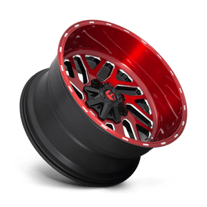 Fuel Offroad D691 TRITON Candy Red Milled 20x10 -18 5x114.3|5x127mm 78.1mm - Wheelwiz