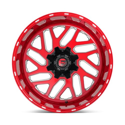 Fuel Offroad D691 TRITON Candy Red Milled 22x10 -19 6x135|6x139.7mm 106.1mm - Wheelwiz