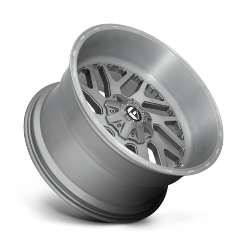 Fuel Offroad D715 TRITON PLATINUM Brushed Gun Metal Tinted Clear 20x12 -43 8x165.1mm 125.1mm - Wheelwiz