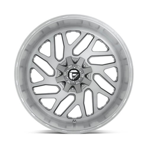 Fuel Offroad D715 TRITON PLATINUM Brushed Gun Metal Tinted Clear 20x10 -18 8x165.1mm 125.1mm - Wheelwiz