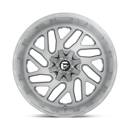 Fuel Offroad D715 TRITON PLATINUM Brushed Gun Metal Tinted Clear 22x12 -43 8x170mm 125.1mm - WheelWiz