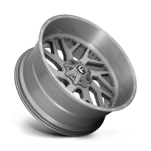 Fuel Offroad D715 TRITON PLATINUM Brushed Gun Metal Tinted Clear 26x12 -44 8x170mm 125.1mm - Wheelwiz