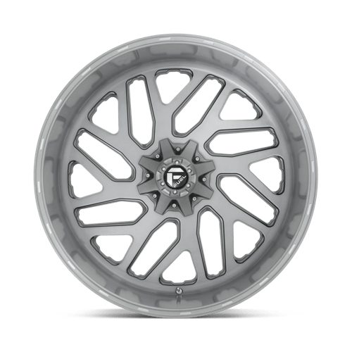 Fuel Offroad D715 TRITON PLATINUM Brushed Gun Metal Tinted Clear 26x12 -44 8x165.1mm 125.1mm - Wheelwiz