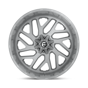 Fuel Offroad D715 TRITON PLATINUM Brushed Gun Metal Tinted Clear 26x12 -44 8x165.1mm 125.1mm - Wheelwiz