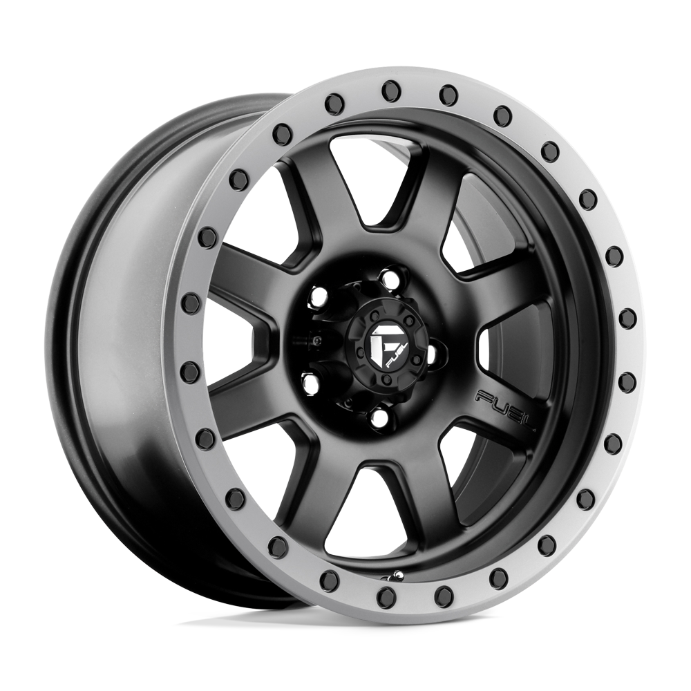 Fuel Offroad D551 TROPHY Matte Black Gun Metal Ring 17x8.5 -6 5x114.3mm 72.6mm - WheelWiz