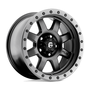 Fuel Offroad D551 TROPHY Matte Black Gun Metal Ring 17x8.5 -6 5x139.7mm 108mm