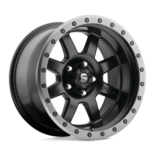 Fuel Offroad D551 TROPHY Matte Black Gun Metal Ring 18x10 -24 5x127mm 78.1mm - WheelWiz