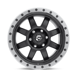 Fuel Offroad D551 TROPHY Matte Black Gun Metal Ring 17x8.5 -6 5x127mm 78.1mm - Wheelwiz