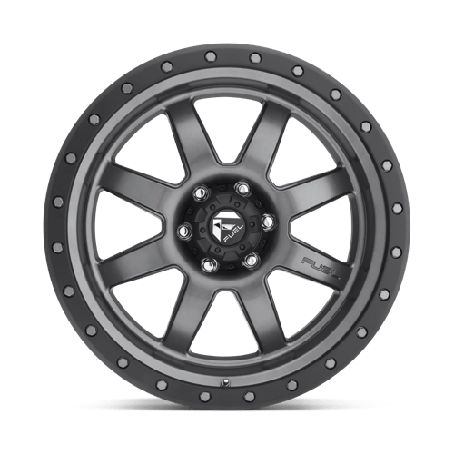 Fuel Offroad D552 TROPHY Matte Gunmetal Black Bead Ring 17x8.5 +6 6x135mm 87.1mm - Wheelwiz