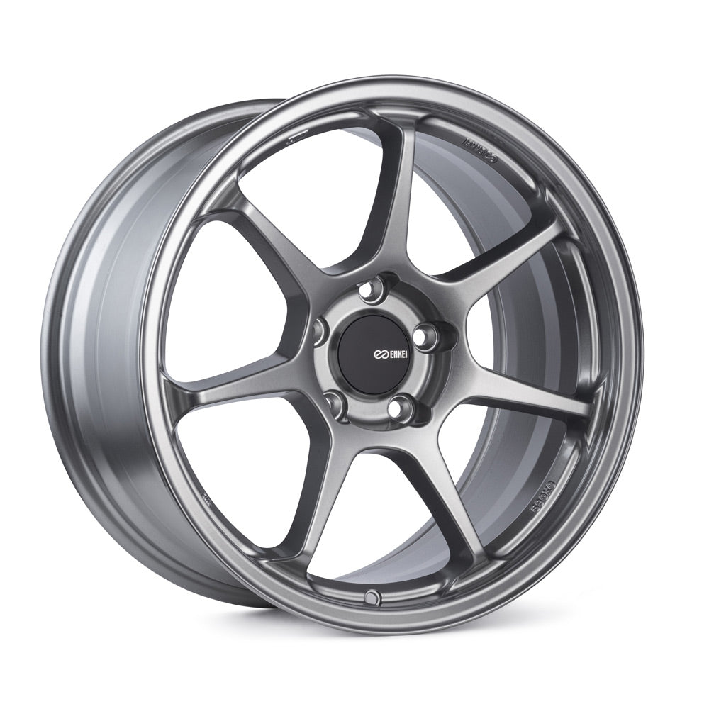 ENKEI TS-7 18x8 +45 5x112 72.6 STORM GRAY - WheelWiz