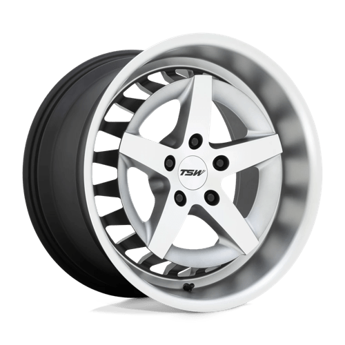 TSW DEGNER Matte Titanium With Machined Face 18x8.5 +20 5x112mm 66.6mm - WheelWiz