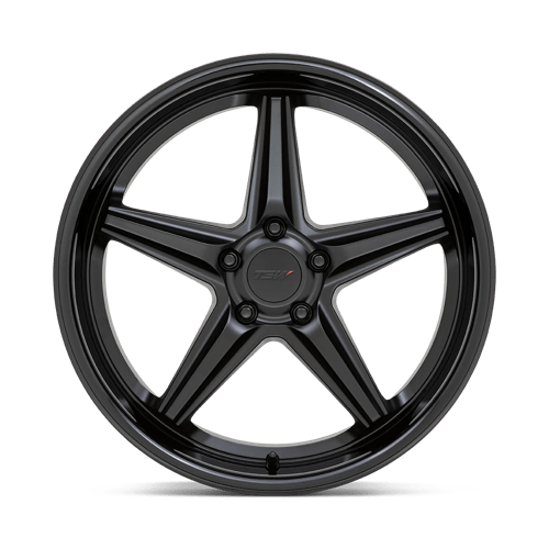 TSW LAUNCH Matte Black W/ Gloss Black Lip 19x9.5 +20 5x114.3mm 76.1mm - Wheelwiz