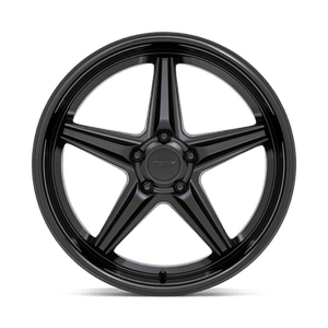 TSW LAUNCH Matte Black W/ Gloss Black Lip 19x9.5 +40 5x112mm 66.6mm - Wheelwiz