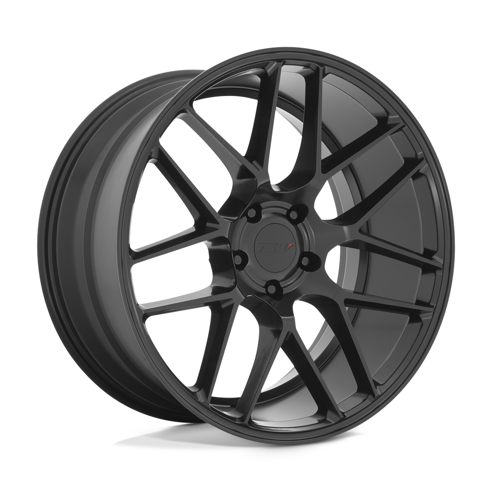 TSW TAMBURELLO Matte Black 19x9.5 +40 5x112mm 66.6mm - WheelWiz