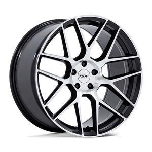 TSW TW002 LASARTHE Gloss Black Machined 20x10.5 +38 5x114.3mm 72.6mm - Wheelwiz