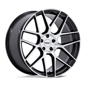 TSW TW002 LASARTHE Gloss Black Machined 22x9 +15 5x115mm 72.6mm