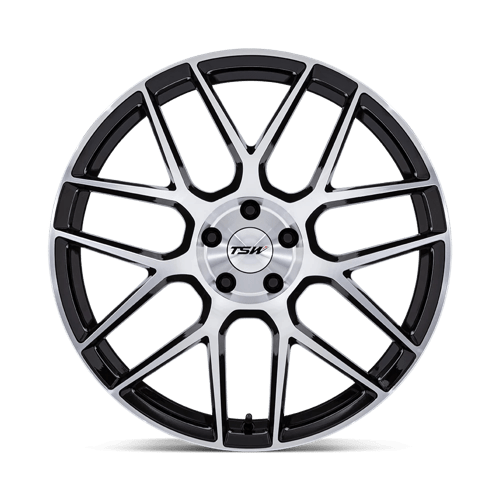 TSW TW002 LASARTHE Gloss Black Machined 20x10.5 +38 5x120mm 74.1mm