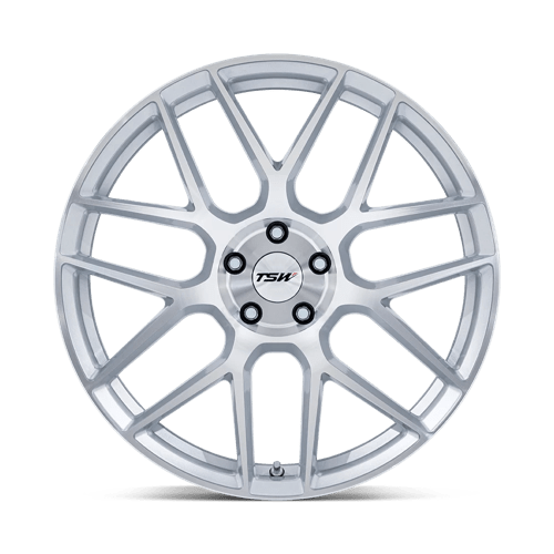 TSW TW002 LASARTHE Gloss Silver Machined 18x9.5 +25 5x114.3mm 72.6mm - Wheelwiz