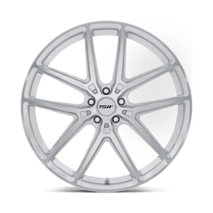 TSW TW006 IMOLA Gloss Silver W/ Machined Face 20x10.5 +38 5x112mm 66.6mm - Wheelwiz
