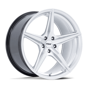 TSW TW007 ESPRIT Hyper Silver W/ Machined Face 18x10.5 +35 5x112mm 66.6mm - Wheelwiz