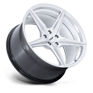 TSW TW007 ESPRIT Hyper Silver W/ Machined Face 18x10.5 +25 5x120mm 74.1mm - Wheelwiz