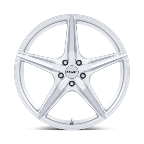 TSW TW007 ESPRIT Hyper Silver W/ Machined Face 18x9 +45 5x112mm 66.6mm