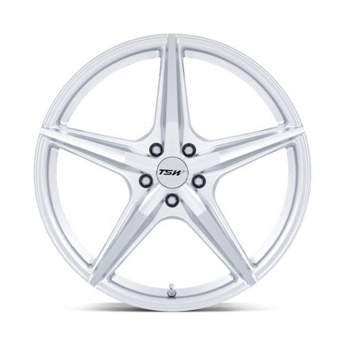 TSW TW007 ESPRIT Hyper Silver W/ Machined Face 20x9 +27 5x112mm 66.6mm