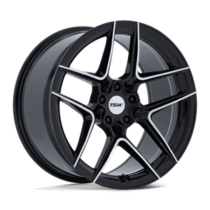 TSW TW008 SLIPSTREAM Gloss Black W/ Machined Face 20x10.5 +38 5x120mm 74.1mm - Wheelwiz