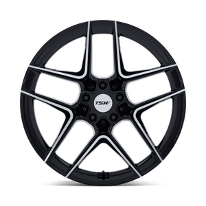 TSW TW008 SLIPSTREAM Gloss Black W/ Machined Face 20x9 +35 5x114.3mm 72.6mm