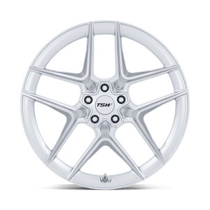 TSW TW008 SLIPSTREAM Gloss Silver W/ Machined Face 19x8.5 +42 5x112mm 66.6mm - Wheelwiz