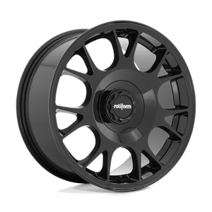 Rotiform R187 TUF-R Glossy Black 18x8.5 +45 5x112|5x114.3mm 72.6mm - Wheelwiz