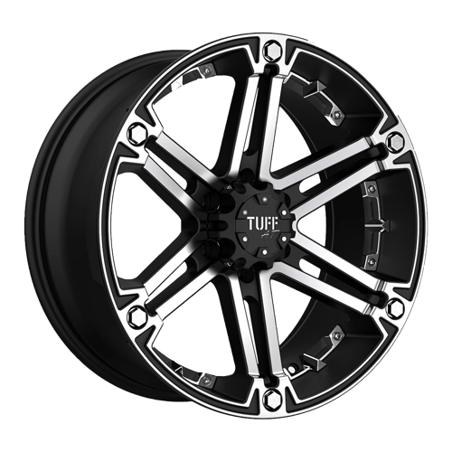 Tuff T01 Flat Black W/ Machined Face 20x9 -13 5x114.3|5x127mm 78.1mm - Wheelwiz