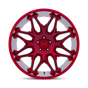 Tuff T3B Candy Red 22x12 -45 5x127mm 71.5mm - Wheelwiz