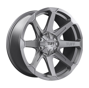 Tuff T05 Flat Gunmetal 20x9 +20 6x135|6x139.7mm 106.1mm - WheelWiz