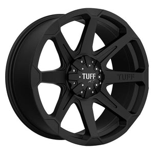 Tuff T05 Satin Black 20x9 +15 6x139.7mm 106.1mm - WheelWiz