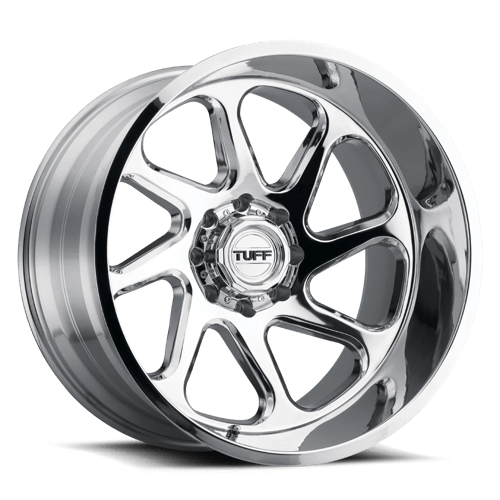 Tuff T2B Chrome - Directional 22x12 -45 8x170mm 125.1mm - Wheelwiz