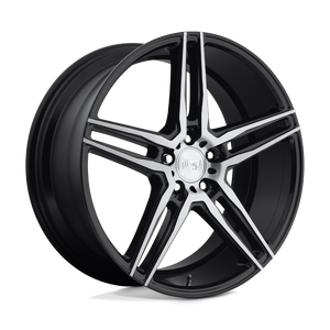 Niche M169 TURIN Matte Black Machined 18x9.5 +40 5x114.3mm 72.6mm - WheelWiz