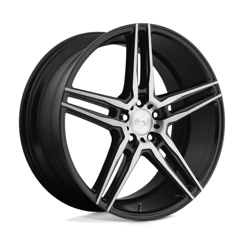 Niche M169 TURIN Matte Black Machined 18x8 +30 5x112mm 66.6mm - WheelWiz