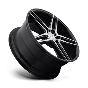 Niche M169 TURIN Matte Black Machined 20x10.5 +27 5x112mm 66.6mm - WheelWiz