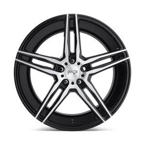 Niche M169 TURIN Matte Black Machined 18x9.5 +40 5x114.3mm 72.6mm - WheelWiz