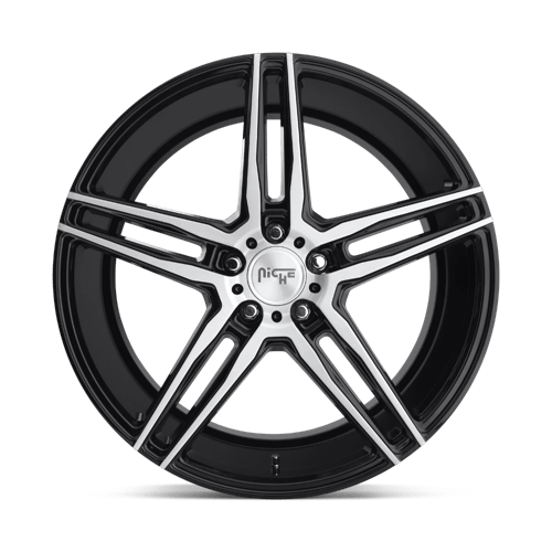 Niche M169 TURIN Matte Black Machined 18x8 +40 5x100mm 66.1mm - WheelWiz