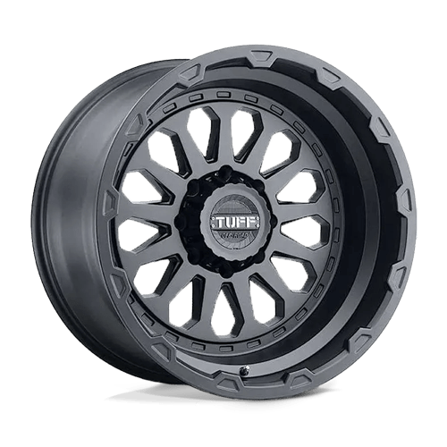 Tuff T3A Matte Black 20x9 +15 6x114.3mm 66.1mm - Wheelwiz