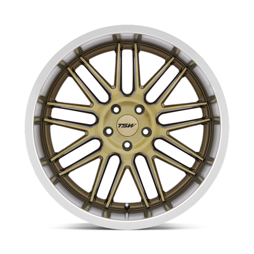 TSW AVALON Bronze W/ Bronze Face & Mach 20x10 +25 5x114.3mm 76.1mm - Wheelwiz