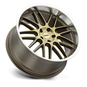 TSW AVALON Bronze W/ Bronze Face & Mach 20x10 +25 5x114.3mm 76.1mm - Wheelwiz