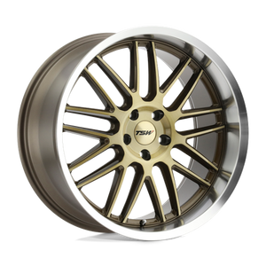 TSW AVALON Bronze W/ Bronze Face & Mach 20x10 +25 5x114.3mm 76.1mm - Wheelwiz